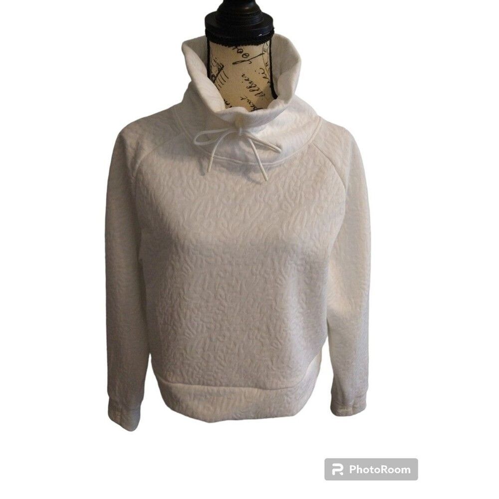 Juicy couture Cowl Neck medium white Top Y2K Cozy